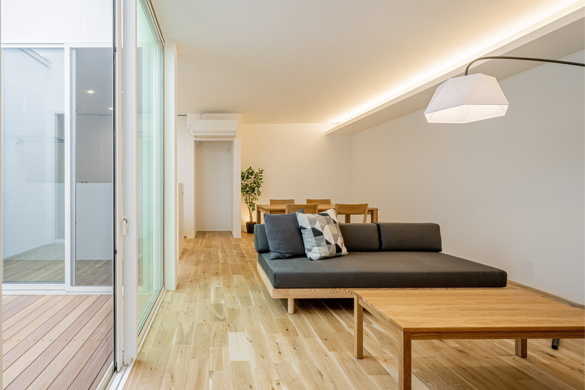 明るくて風通しの良いLDK